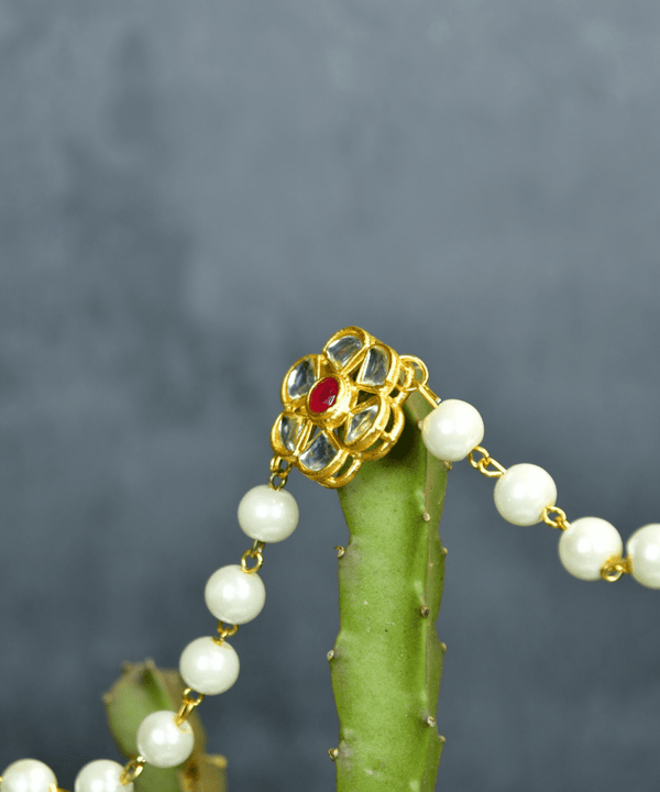Sowpeace Pearl Blossom Bracelet | Elegant Stainless Steel One‑Size Adjustable Floral Jewelry for Women & Men — image 2