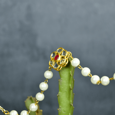 Sowpeace Pearl Blossom Bracelet | Elegant Stainless Steel One‑Size Adjustable Floral Jewelry for Women & Men