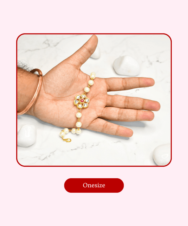 Sowpeace Pearl Blossom Bracelet | Elegant Stainless Steel One‑Size Adjustable Floral Jewelry for Women & Men — image 5