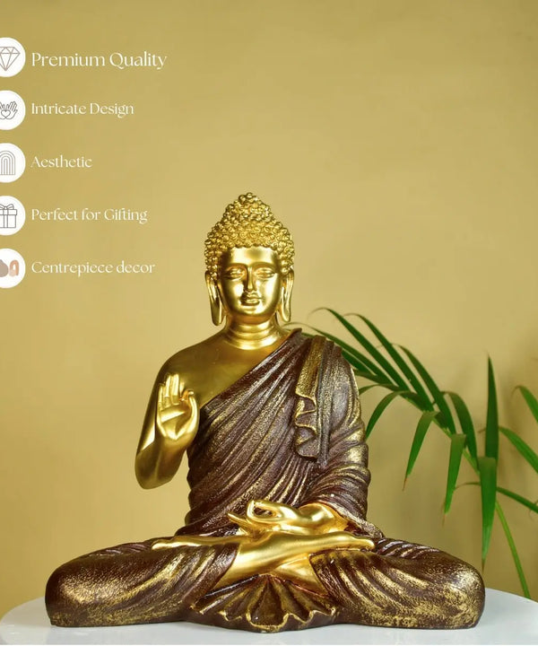 Sowpeace Resin Buddha Decor — image 5