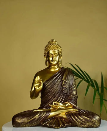Sowpeace Resin Buddha Decor — alternate view