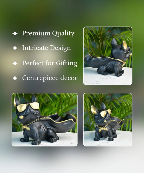 Sowpeace Resin Caped Dog Showpiece — image 4