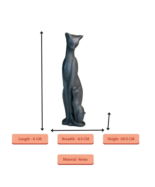 Sowpeace Resin Cat & Mom — image 4