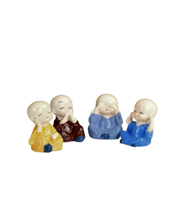 Sowpeace Resin Mini Monk Set of 4 — image 7