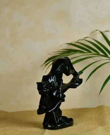 Sowpeace Resin Panther Statue — alternate view