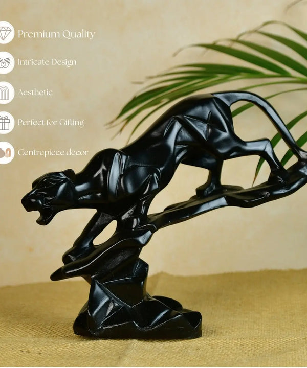 Sowpeace Resin Panther Statue — image 4
