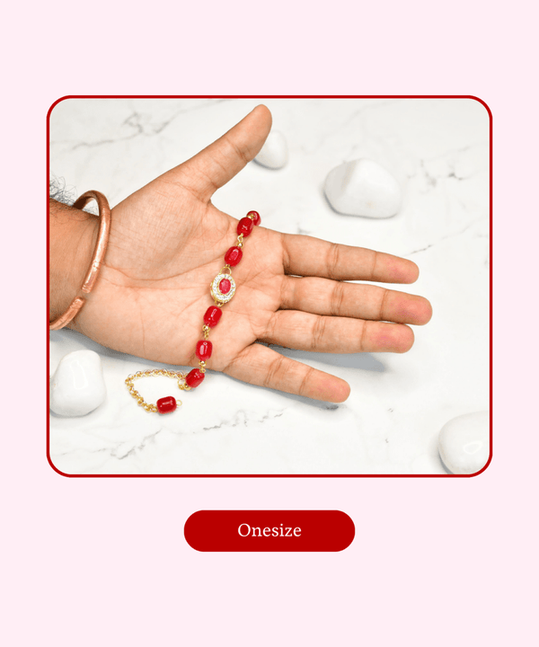 Sowpeace Rouge Allure Bracelet | Elegant Stainless Steel One‑Size Adjustable Fashion Jewelry for Women & Men — image 5