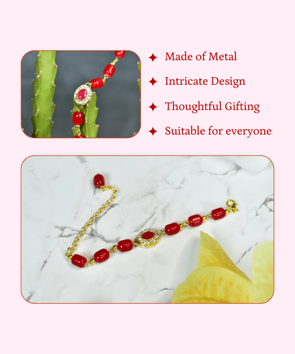 Sowpeace Rouge Allure Bracelet | Elegant Stainless Steel One‑Size Adjustable Fashion Jewelry for Women & Men — image 4