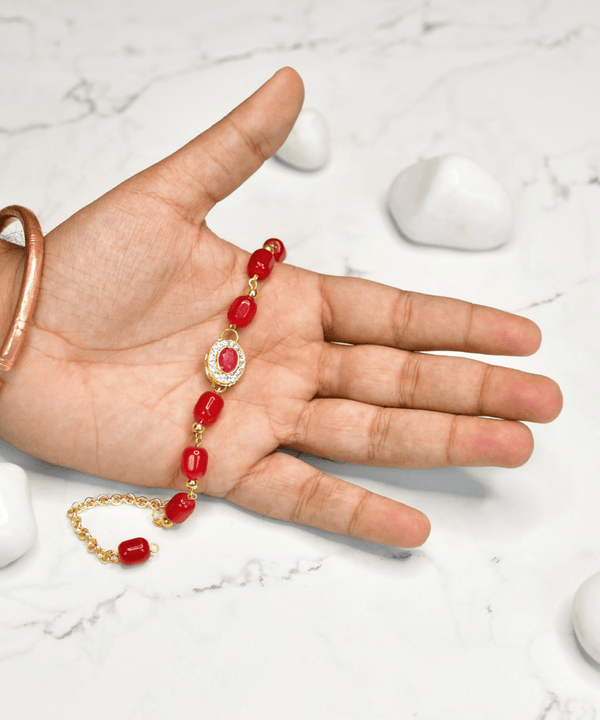 Sowpeace Rouge Allure Bracelet | Elegant Stainless Steel One‑Size Adjustable Fashion Jewelry for Women & Men — image 3
