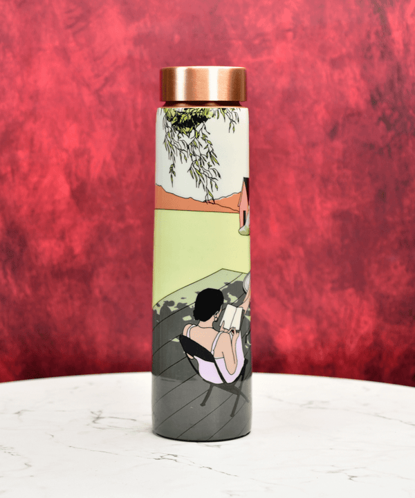Sowpeace Serene Meadow Copper Bottle — main view