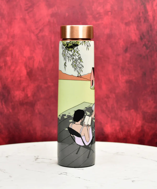 Sowpeace Serene Meadow Copper Bottle — main view