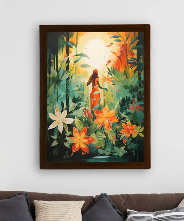Sowpeace Serenity: Handcrafted Nature's Rejuvenating Embrace – Premium Canvas Print for Elegant and Peaceful Home Decor — image 3