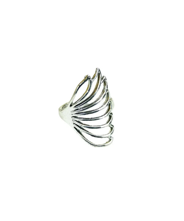 Sowpeace Silver Butterfly Wing Ring Set Stainless Steel | Elegant One‑Size Adjustable Jewelry for Women & Men — image 5