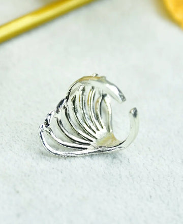 Sowpeace Silver Butterfly Wing Ring Set Stainless Steel | Elegant One‑Size Adjustable Jewelry for Women & Men — alternate view