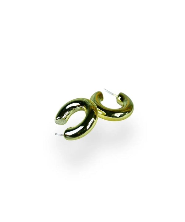 Sowpeace Small 3/4 Round Golden CCB Earrings | Lightweight One‑Size Stylish Jewelry for Women & Daily Wear — image 5