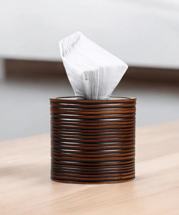 Sowpeace Stylish Acacia Wood Tissue Organizer — image 3