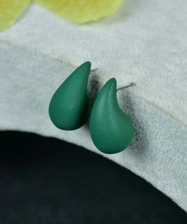 Sowpeace Teardrop CCB Earrings Set – Pink, Green & Black | Elegant One‑Size Lightweight Jewelry for Women & Daily Wear — image 3