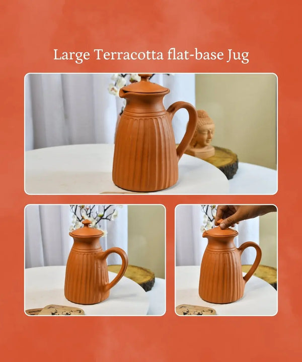 Sowpeace Terracotta Jug: Artful, Functional Home & Kitchenware — image 4