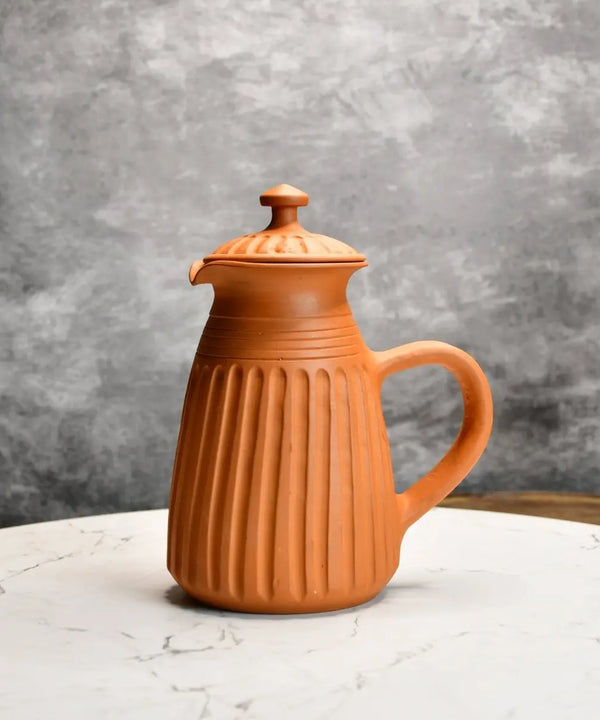 Sowpeace Terracotta Jug: Artful, Functional Home & Kitchenware — main view