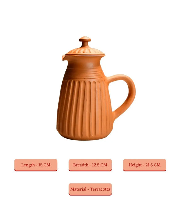 Sowpeace Terracotta Jug: Artful, Functional Home & Kitchenware — image 5