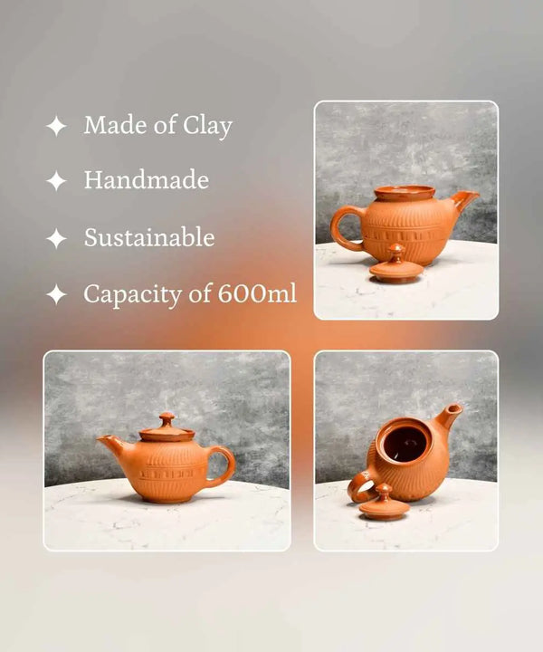 Sowpeace Terracotta Kettle: Artful Fusion for Home and Kitchen — image 3