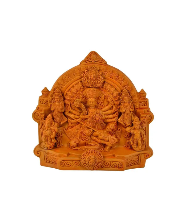 Sowpeace Terracotta Large Durga: Artisan Tabletop Decor — image 7