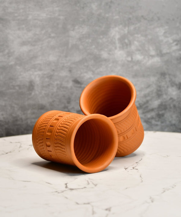 Sowpeace Terracotta Water Glass: Artful, Functional Home & Kitchenware — image 2