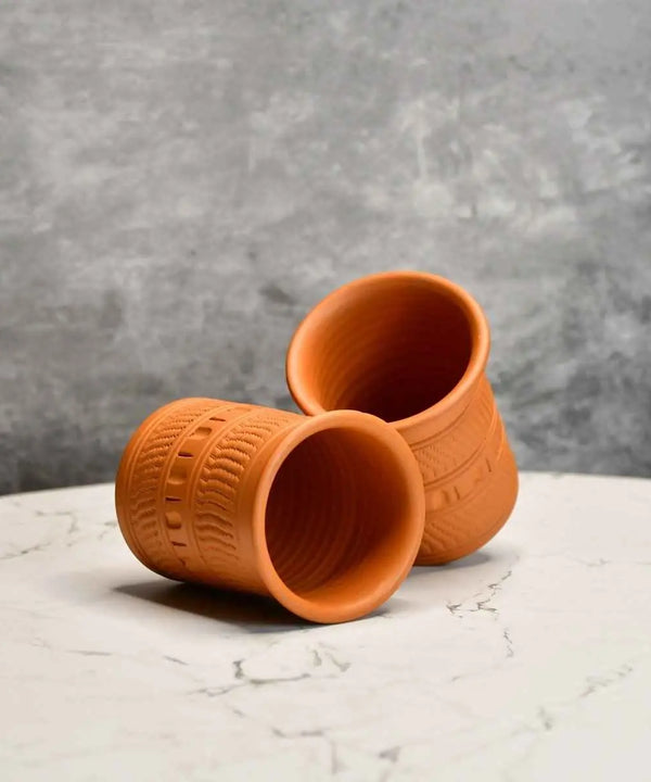 Sowpeace Terracotta Water Glass: Artful, Functional Home & Kitchenware — image 2