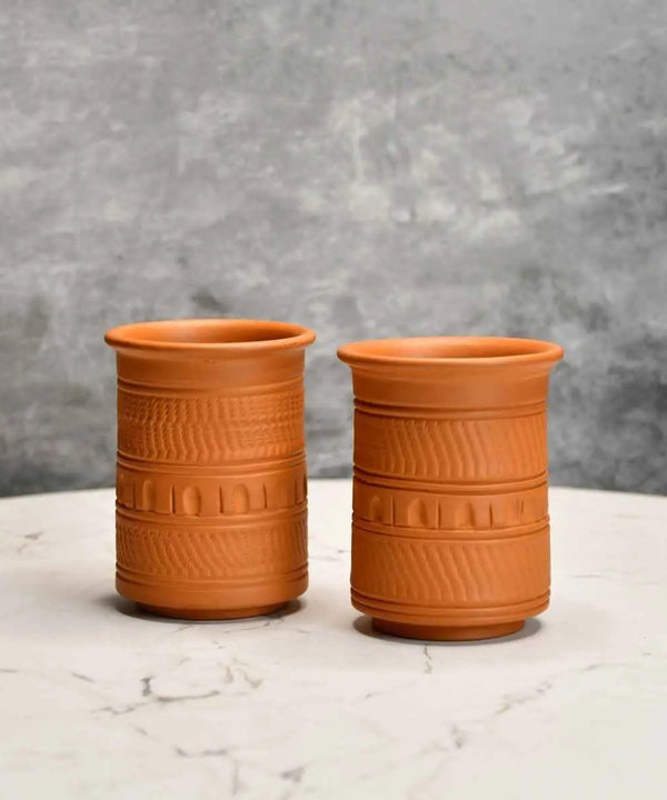 Sowpeace Terracotta Water Glass: Artful, Functional Home & Kitchenware — image 7