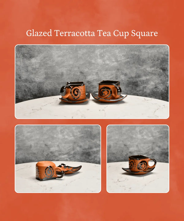 Sowpeace The Saucer Story (Set of 2) | Handcrafted Terracotta Tea & Coffee Saucers for Gifting & Daily Use — image 6