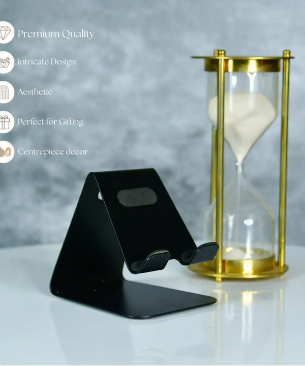 Sowpeace - Trendy Black Metal Phone Holder - Perfect Gift — image 3