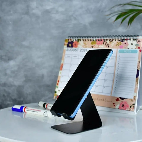 Sowpeace - Trendy Black Metal Phone Holder - Perfect Gift