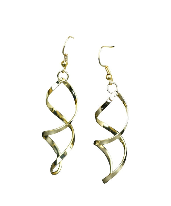 Sowpeace Twisted Gold Stainless Steel Earring Threads | Elegant One‑Size Lightweight Jewelry for Women & Daily Wear — image 5