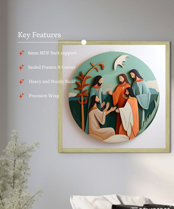 Sowpeace: Where Faith Meets Form – Premium Handcrafted Canvas Art for Elegant and Spiritual Home Interiors — image 6