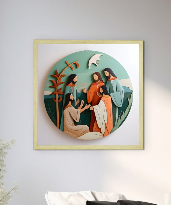 Sowpeace: Where Faith Meets Form – Premium Handcrafted Canvas Art for Elegant and Spiritual Home Interiors — image 4