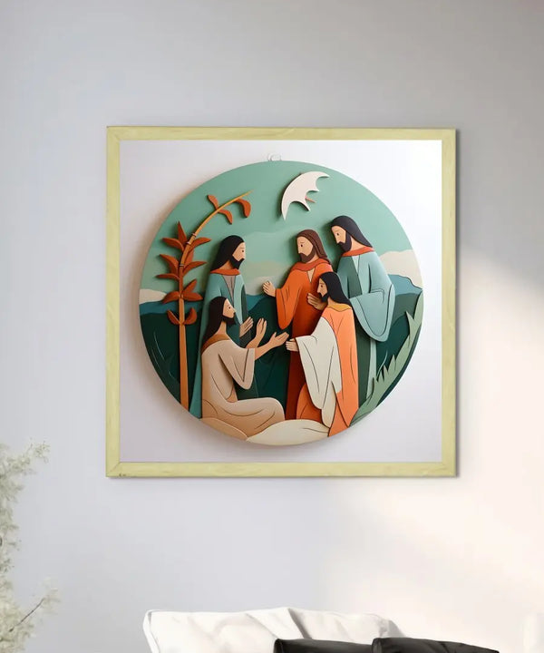 Sowpeace: Where Faith Meets Form – Premium Handcrafted Canvas Art for Elegant and Spiritual Home Interiors — image 4