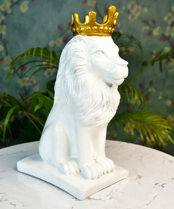 Sowpeace White Lion Showpiece — image 2
