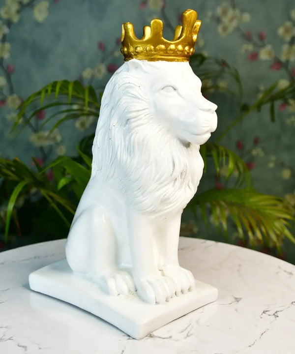 Sowpeace White Lion Showpiece — image 2