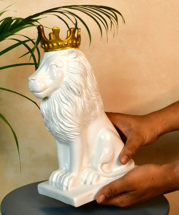 Sowpeace White Lion Showpiece — image 5