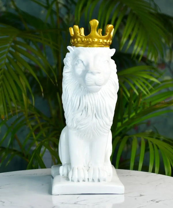 Sowpeace White Lion Showpiece — image 6