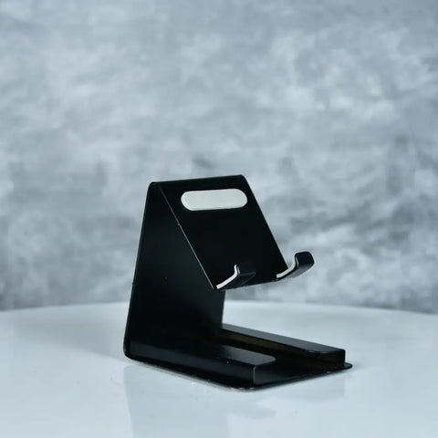 Sowpeace - White Padded Metal Phone Stand with Card Holder
