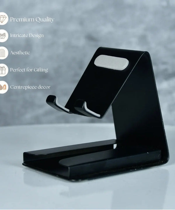 Sowpeace - White Padded Metal Phone Stand with Card Holder — image 4
