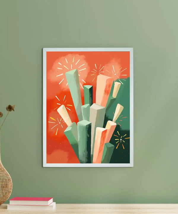 Sowpeace: Winter Sticks - Abstract Nature Art — main view