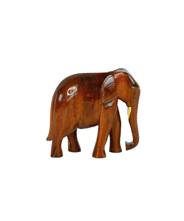 Sowpeace Wooden Elephant: Artisan Tabletop Decor Masterpiece — image 7