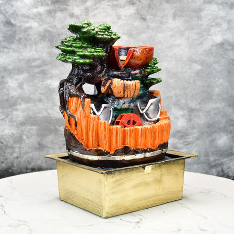 Sowpeace Zen Ripple Serenity Fountain | Relaxing Indoor Water Feature for Home Décor & Gifting