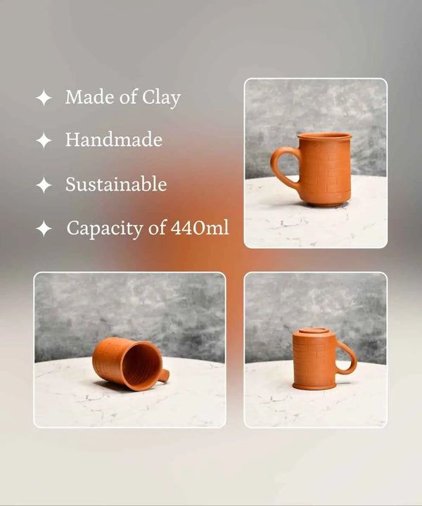 Terracotta Coffee Mug: Stylish, Functional Home & Kitchenware — image 3