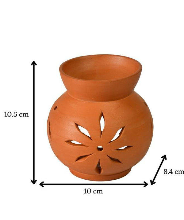 Terracotta Diffuser: Artisan-Made Round Bottom Tabletop Home Decor Accent — image 6