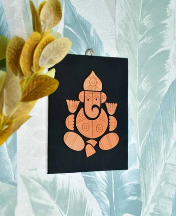 Terracotta Ganesh: Artisan Home Decor Elegance and Serenity — alternate view