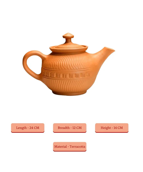 Terracotta Kettle: Artisan Charm for Home and Kitchen — image 5