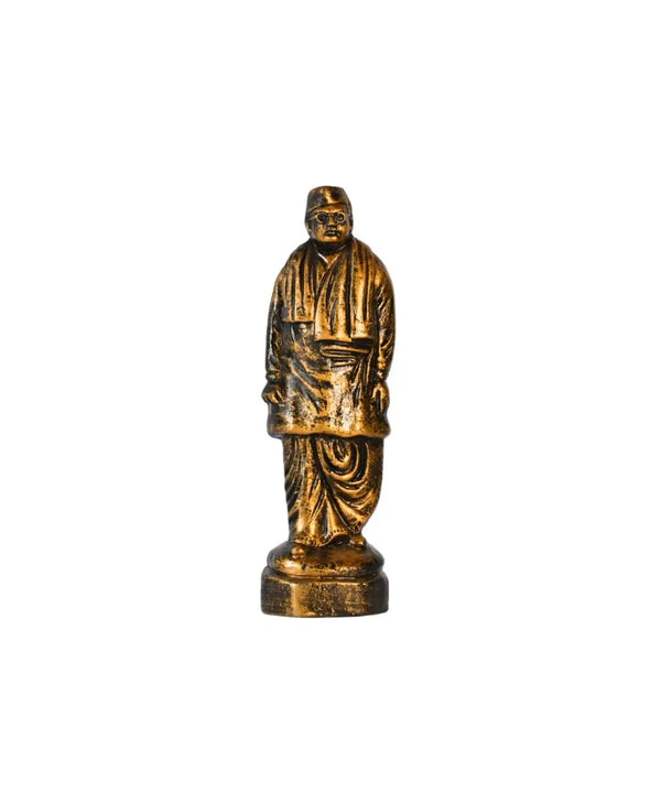 Terracotta Netaji Statue: Artisan-Made Tabletop Decor Masterpiece — image 7